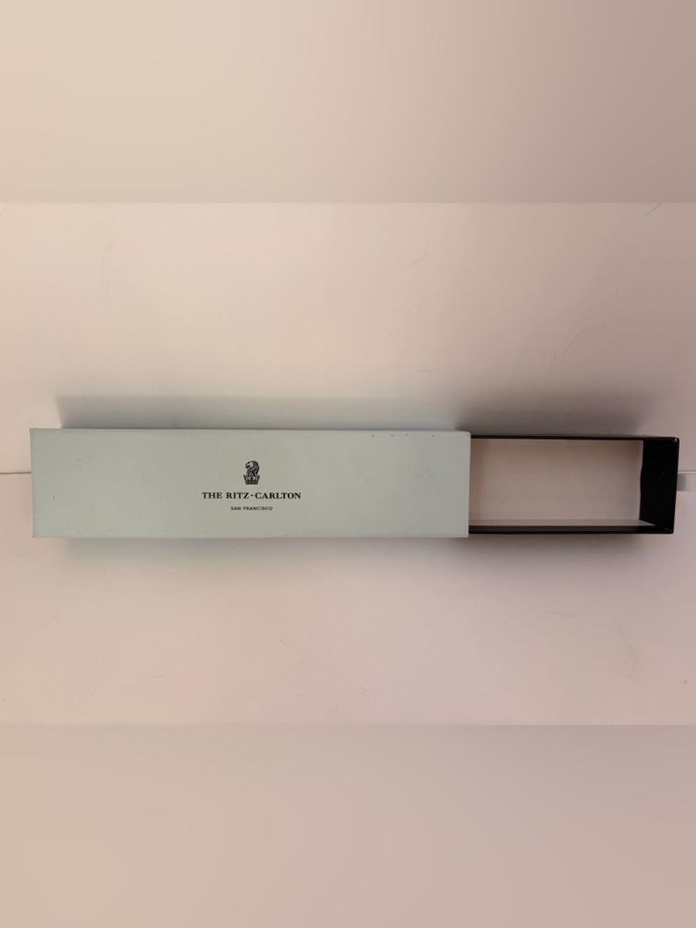 The Ritz-Carlton San Francisco Branded Sleeve - White with Black Logo